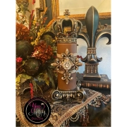 4&rdquo; x 9&rdquo; Brown Candle